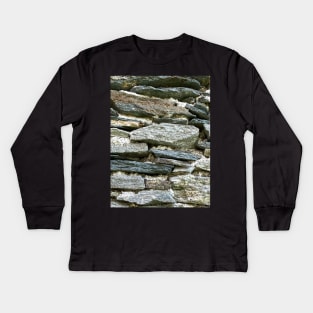 Old Stone Wall Kids Long Sleeve T-Shirt